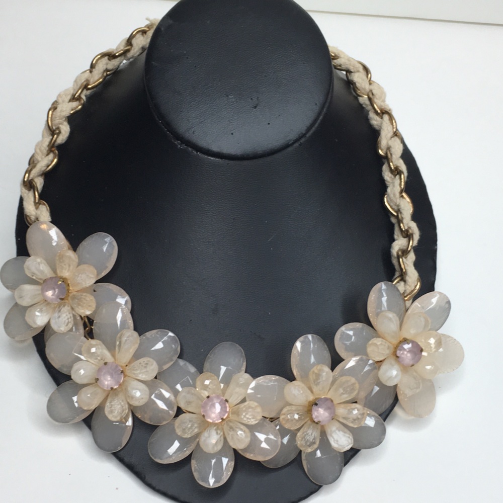 Lucite Flower Necklace